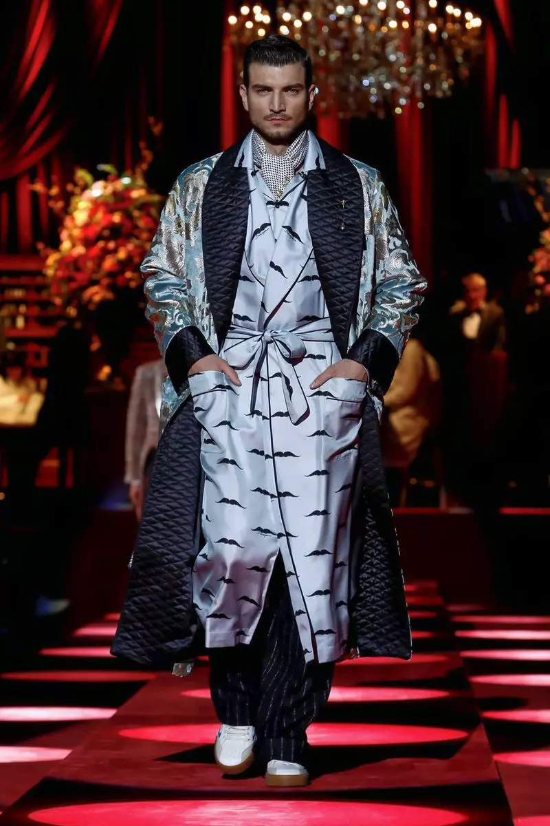 Dolce & Gabbana Menswear ဆောင်းရာသီ 2019 Milan39