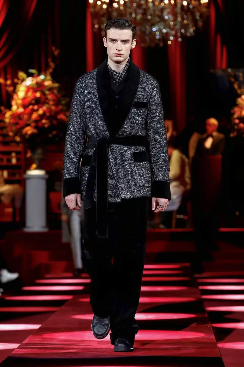 Akanjo lehilahy Dolce & Gabbana Fararano ririnina 2019 Milan4