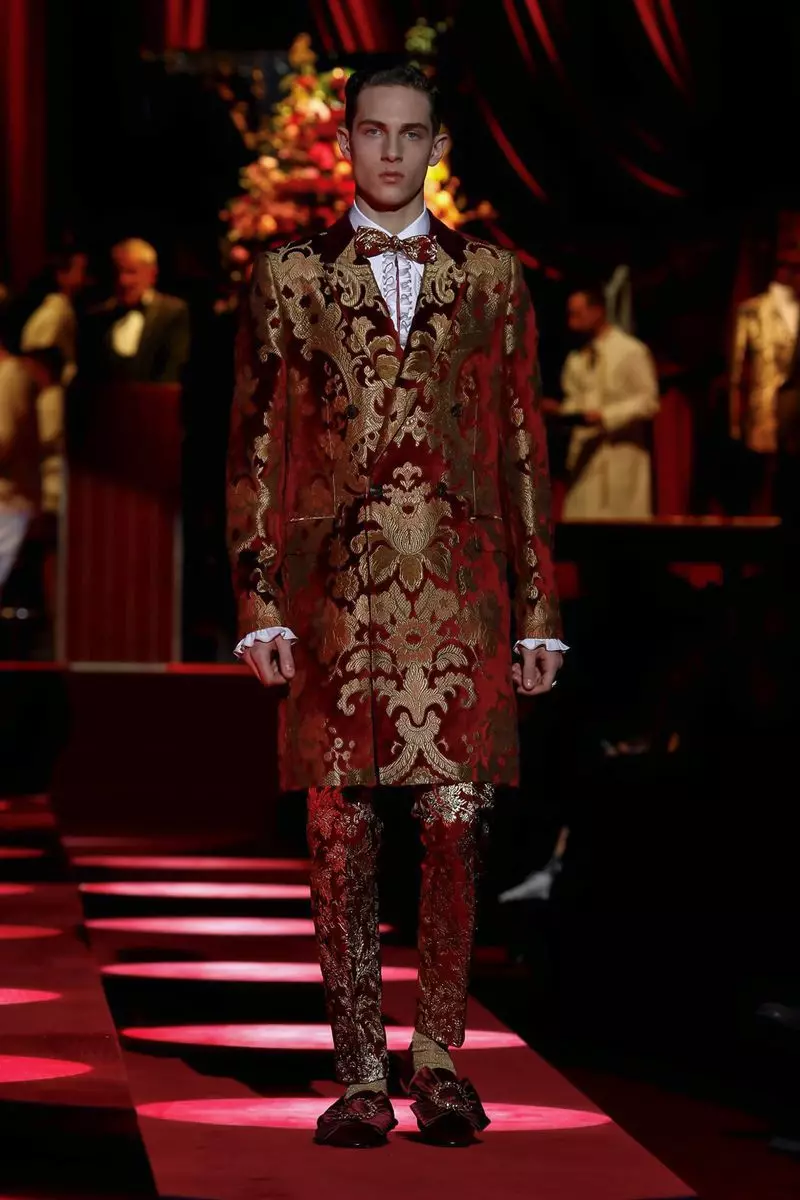 Akanjo lehilahy Dolce & Gabbana Fararano ririnina 2019 Milan40