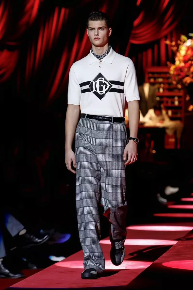 Veshje për meshkuj Dolce & Gabbana Vjeshtë Dimër 2019 Milan5