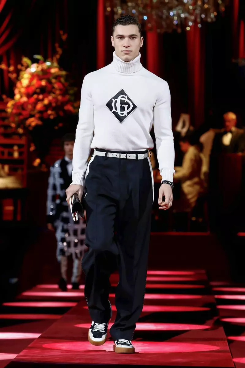 Nguo za Kiume za Dolce na Gabbana Majira ya Baridi ya 2019 Milan51