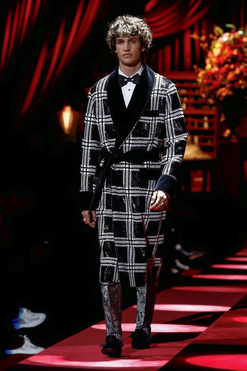 Busana Pria Dolce & Gabbana Musim Gugur Musim Dingin 2019 Milan56