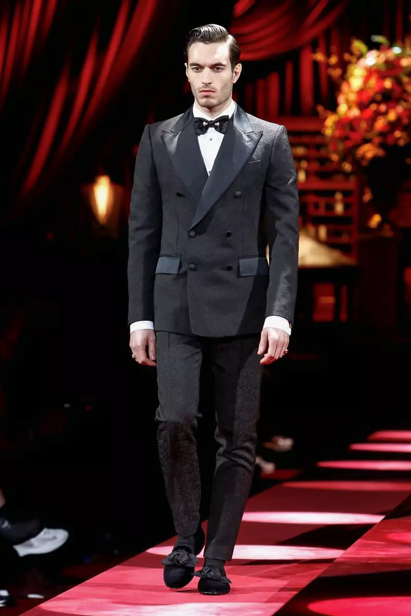 Dolce & Gabbana Menswear រដូវស្លឹកឈើជ្រុះរដូវរងាឆ្នាំ 2019 Milan59