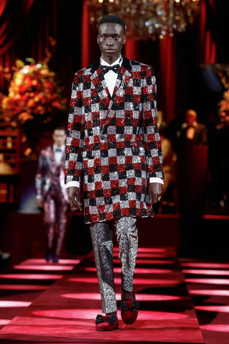 Dolce & Gabbana Erkek eşikleri Güýz Gyş 2019 Milan66