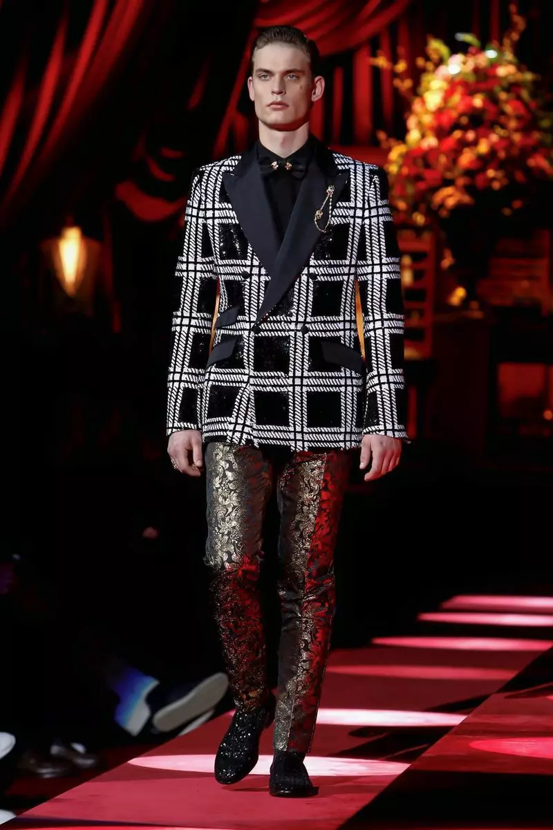 Dolce & Gabbana Menswear ဆောင်းရာသီ 2019 Milan90