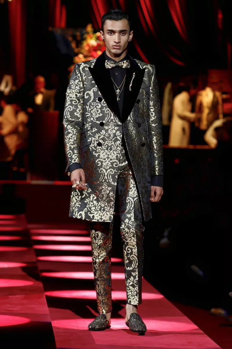 Veshje për meshkuj Dolce & Gabbana Vjeshtë Dimër 2019 Milan96