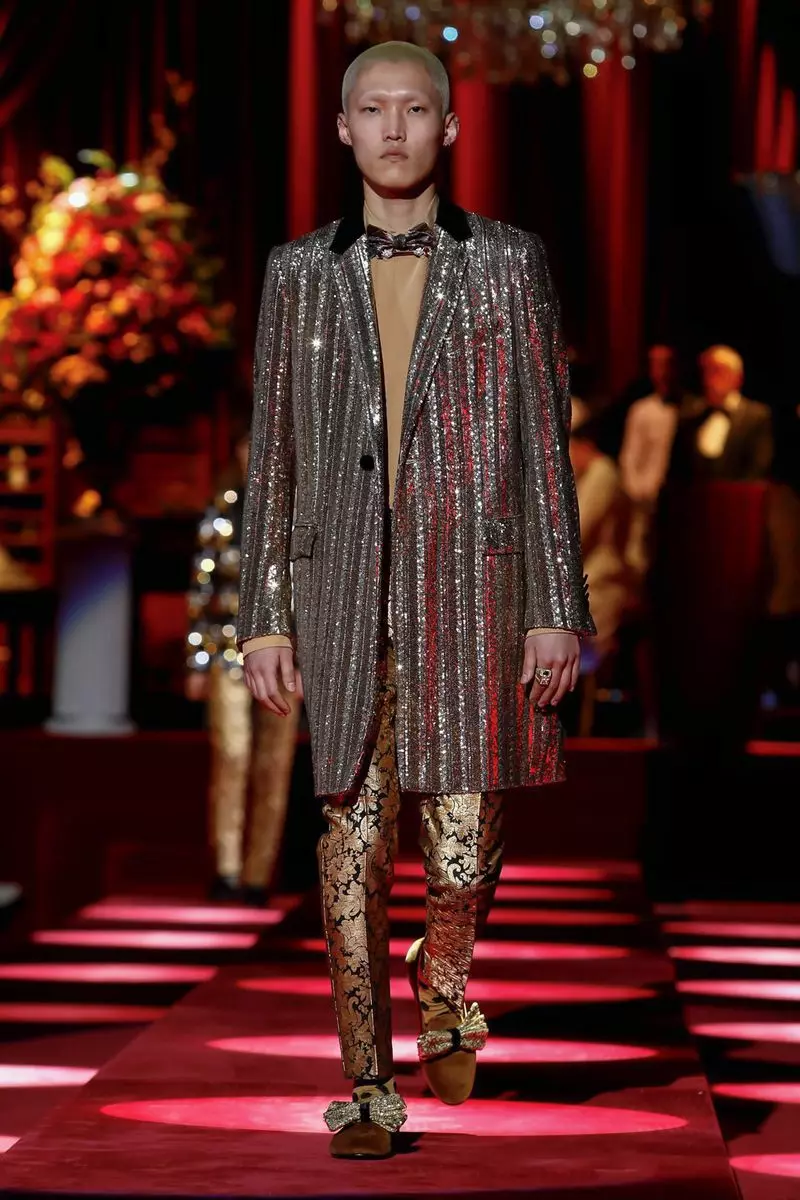 Dolce & Gabbana Kişi Geyimi Payız Qış 2019 Milan97