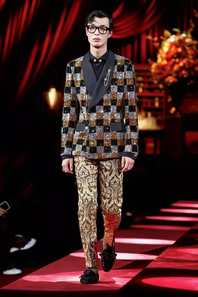 Dolce & Gabbana Herretøj Efterår Vinter 2019 Milan98