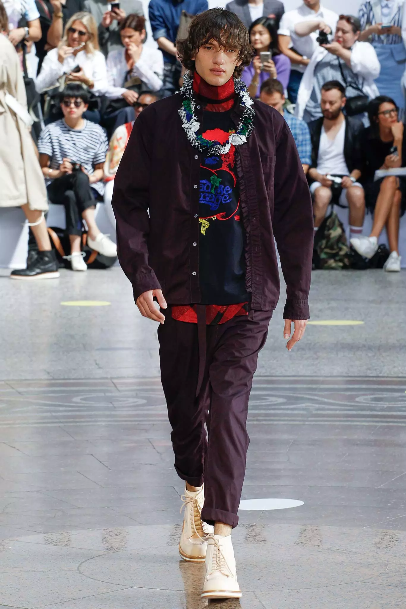 Sacai Caij nplooj ntoos hlav 2016 Menswear744