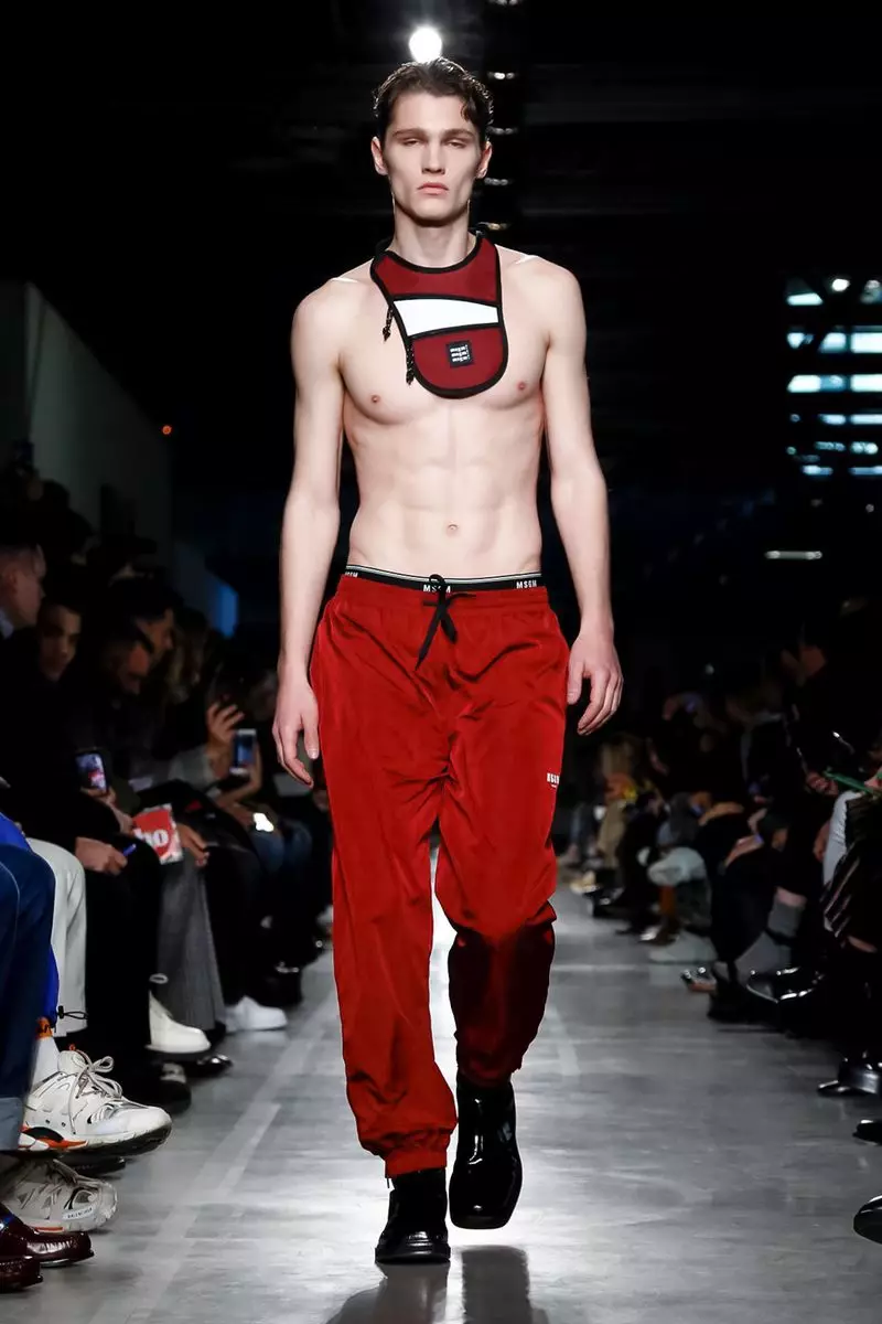 MSGM Menswear ragrag Usum tiis 2019 Milan22