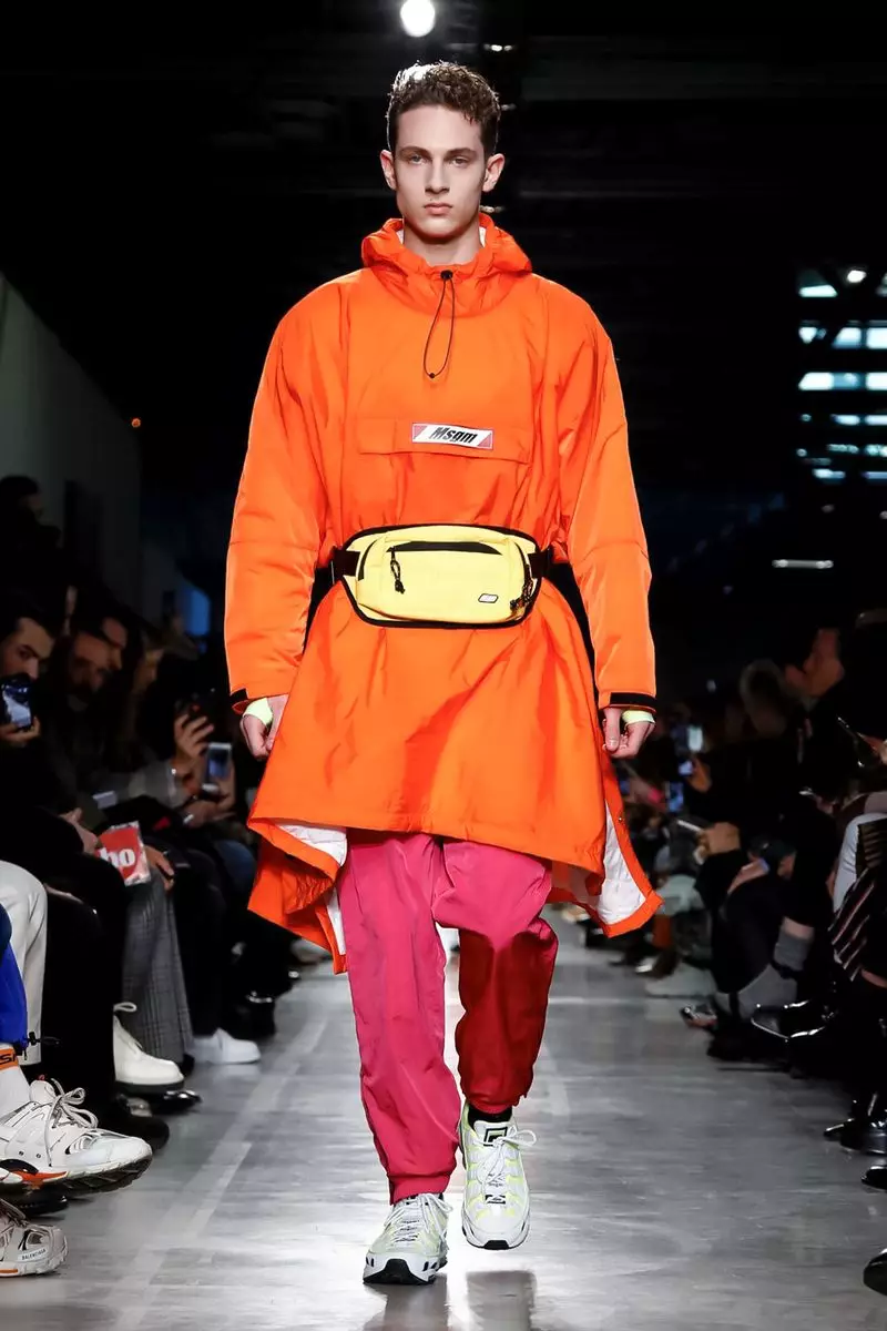 Мужчынская адзенне MSGM восень-зіма 2019 Мілан19