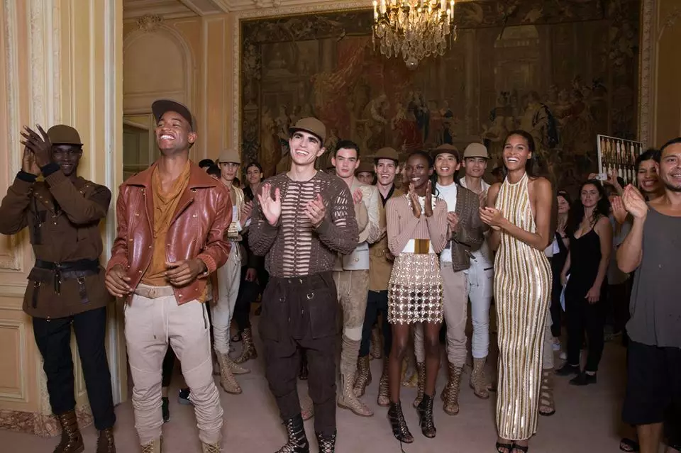 Balmain 2016. tavaszi férfiruházat Backstage919