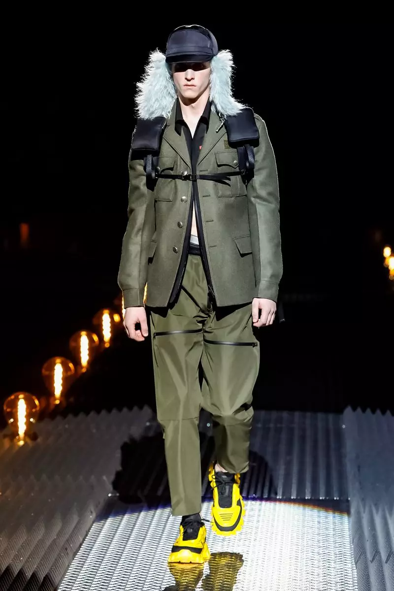 Prada Kişi Geyimi Payız Qış 2019 Milan23