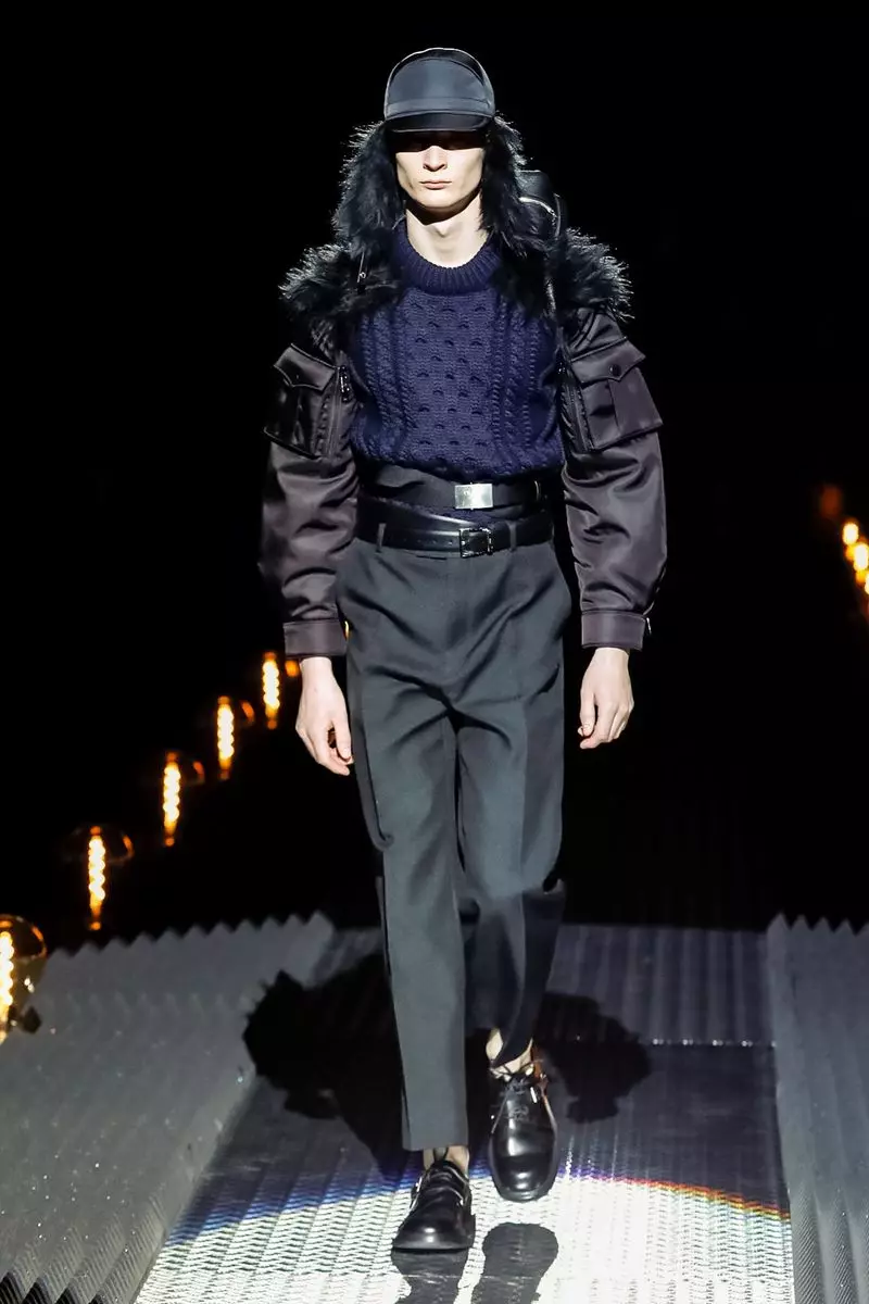 Prada Kişi Geyimi Payız Qış 2019 Milan32