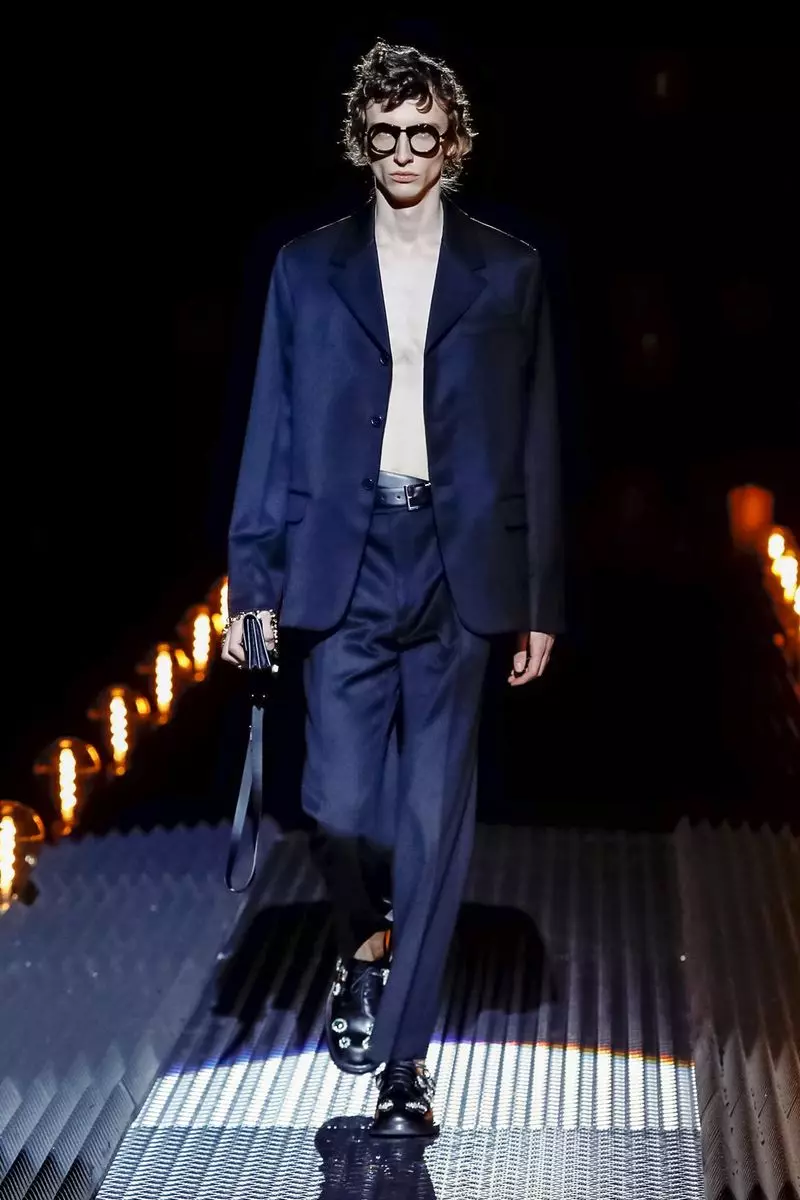 Prada Erkek Giyim Sonbahar Kış 2019 Milan40