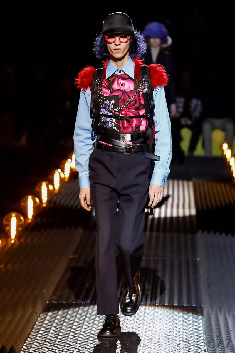 Prada Vira Vesto Aŭtuno Vintro 2019 Milano46