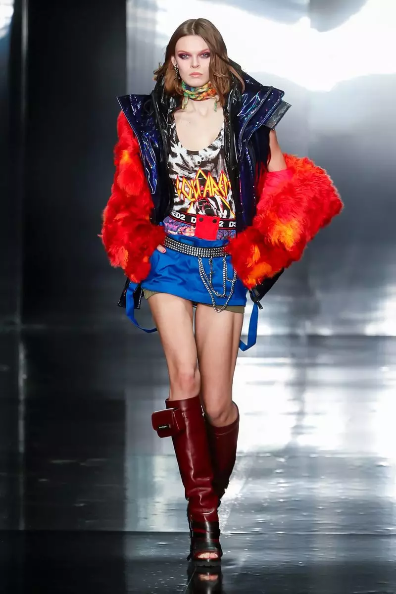 Dsquared2 Homes e Mulleres Outono Inverno 2019 Milán39