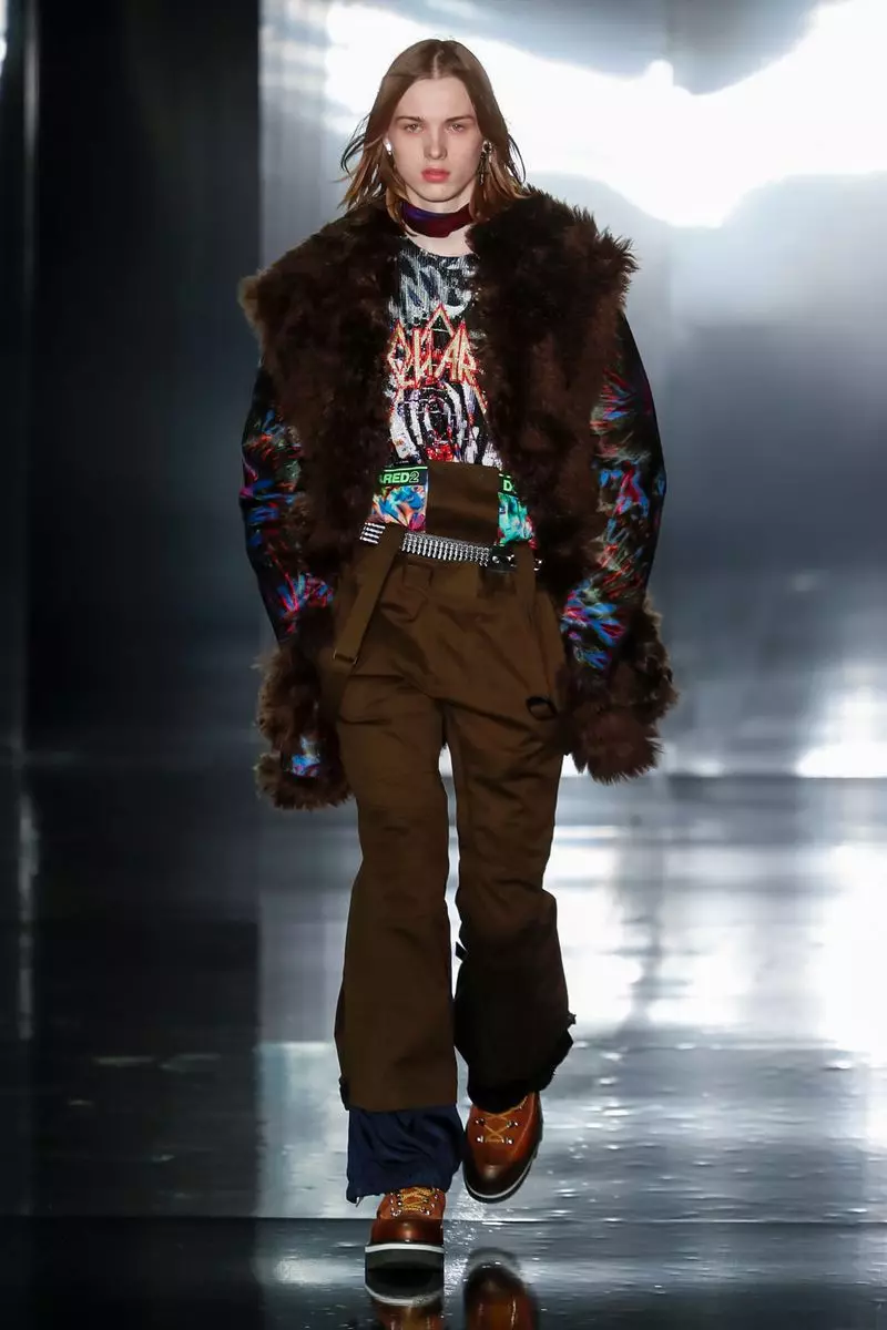 Dsquared2 Erkekler ve Kadınlar Sonbahar Kış 2019 Milan41