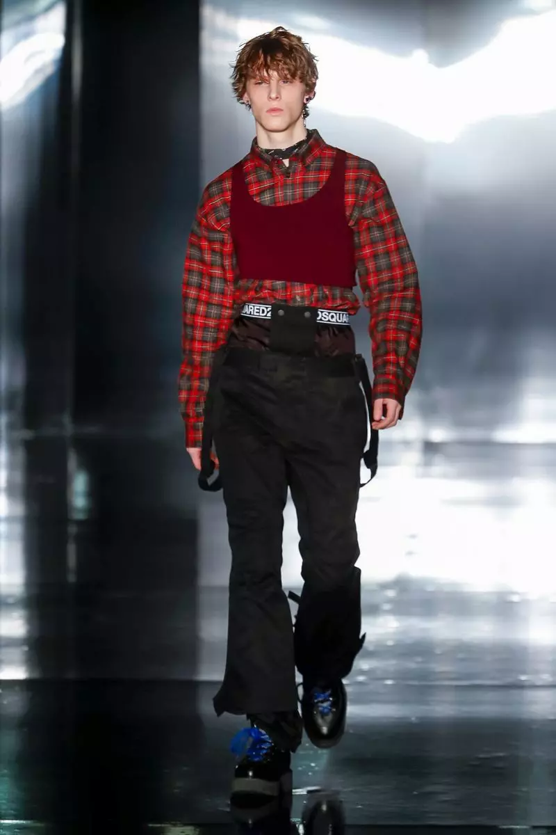 Dsquared2 පිරිමි සහ ගැහැණු වැටීම ශීත ඍතුව 2019 Milan43