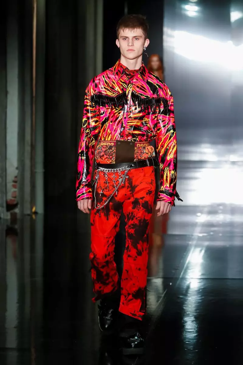 Dsquared2 Viroj & Virinoj Aŭtuno Vintro 2019 Milano53