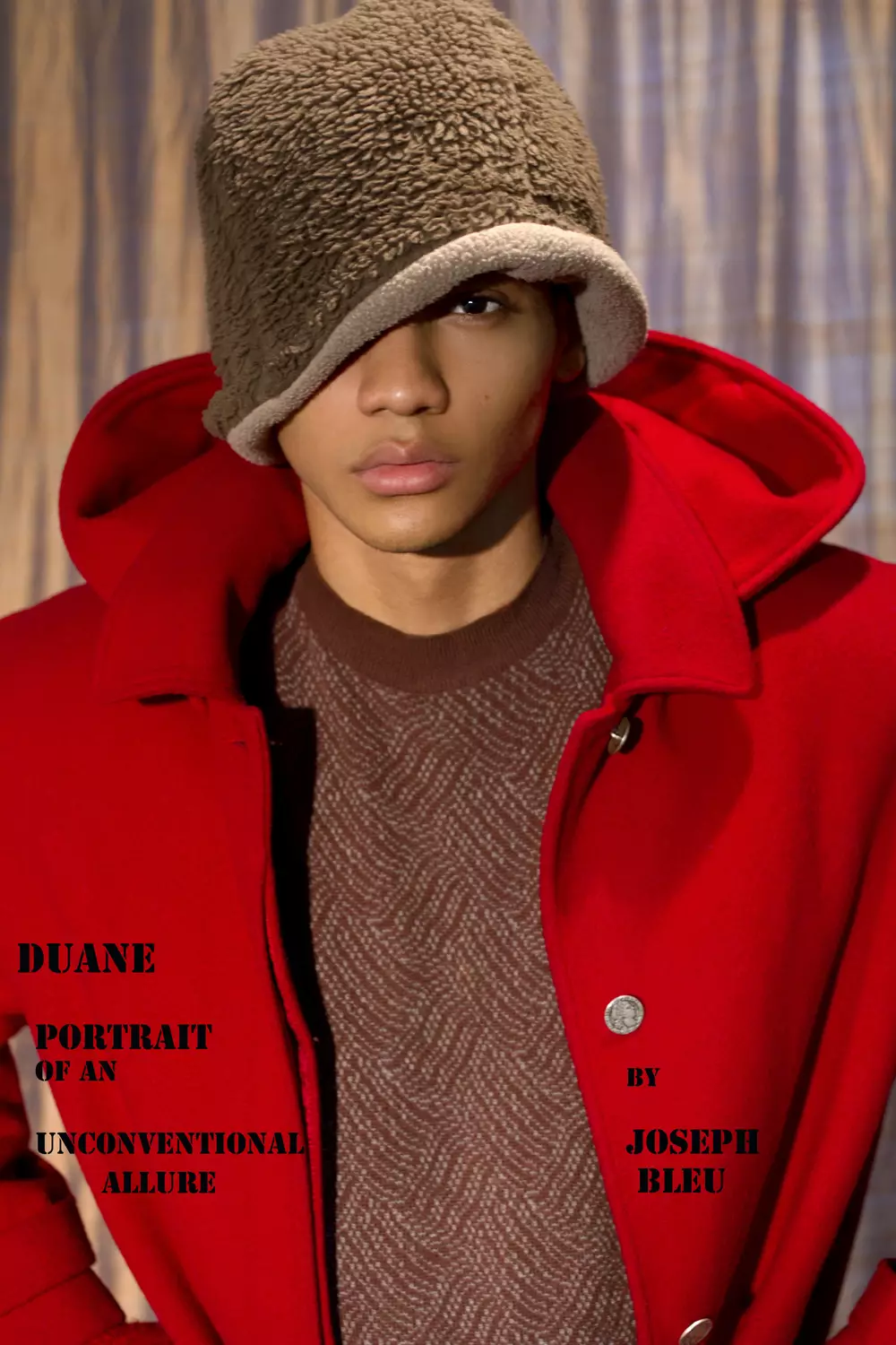 看看时尚摄影师 Joseph Bleu 与 Soul Artist Management 男模 Duane Moreno 的近期作品，其中包括 Monkey 的 Duane Portrait of an Unconventional Allure 造型、Juan @ Extravagant 的头发、Skin www.matthewmillerskin.com 和 Ducky 的图形。