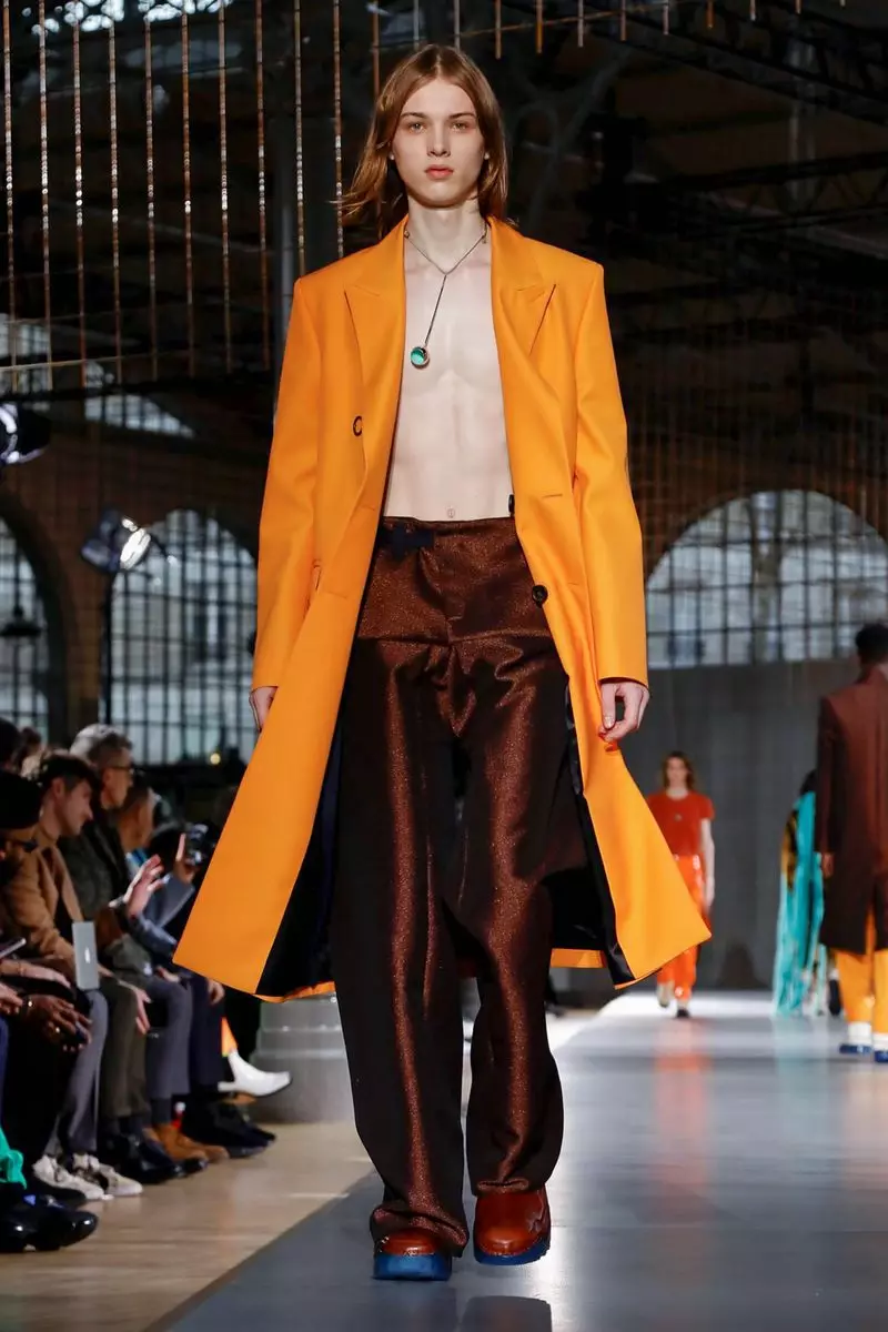 Acne Studios vīriešu apģērbi rudens ziema 2019 Parīze8