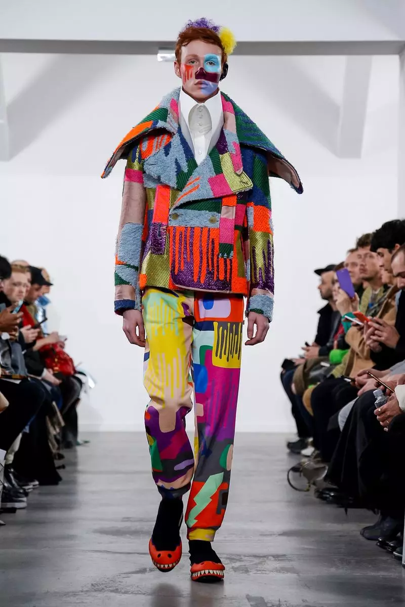 Mavazi ya Wanaume ya Walter Van Beirendonck Majira ya Baridi 2019 Paris2