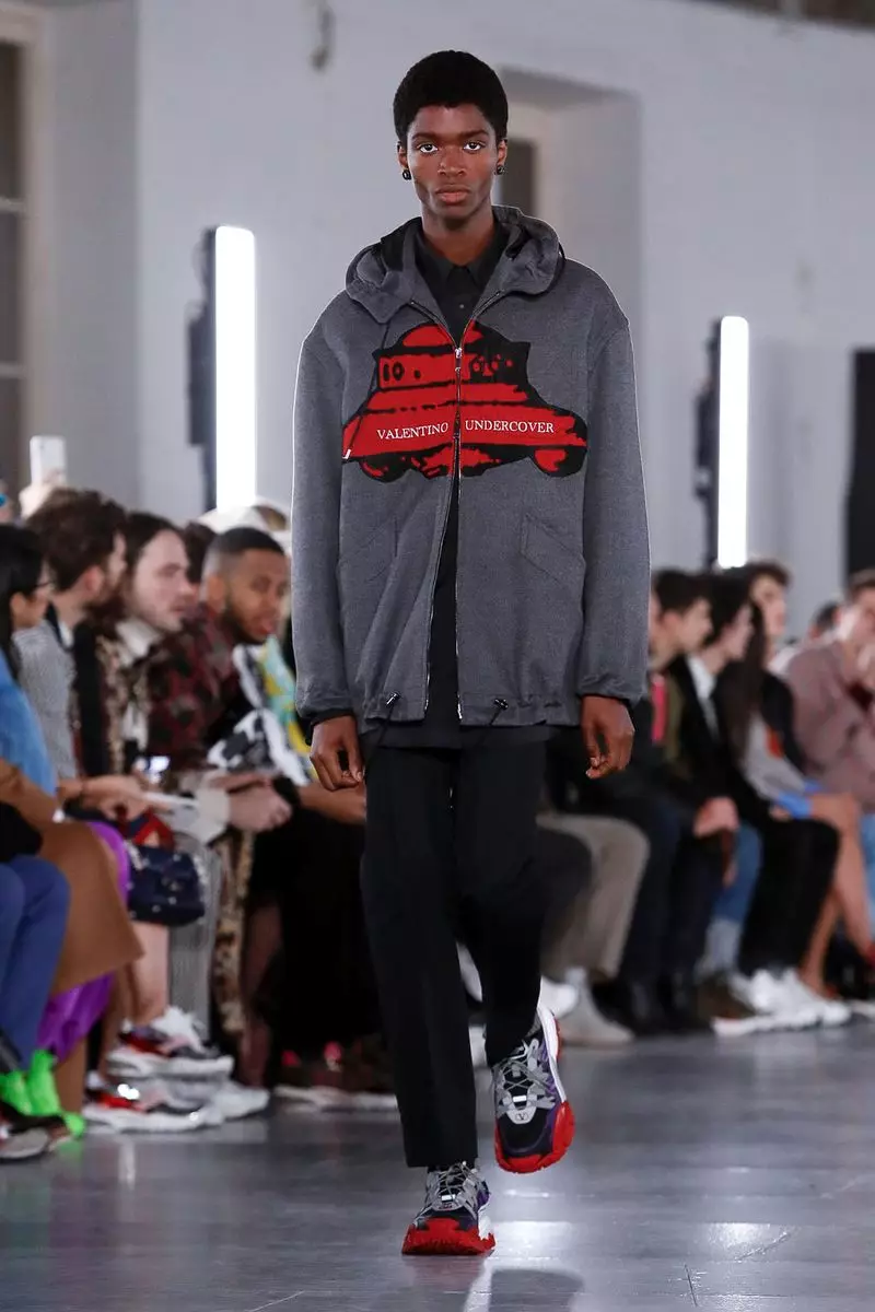 Valentino Menswear Majira ya Baridi 2019 Paris28