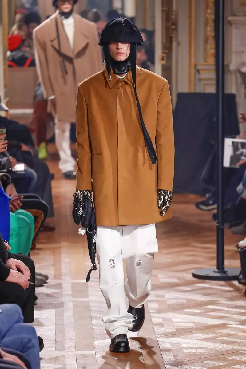 Raf Simons vīriešu apģērbi rudens ziema 2019 Parīze14