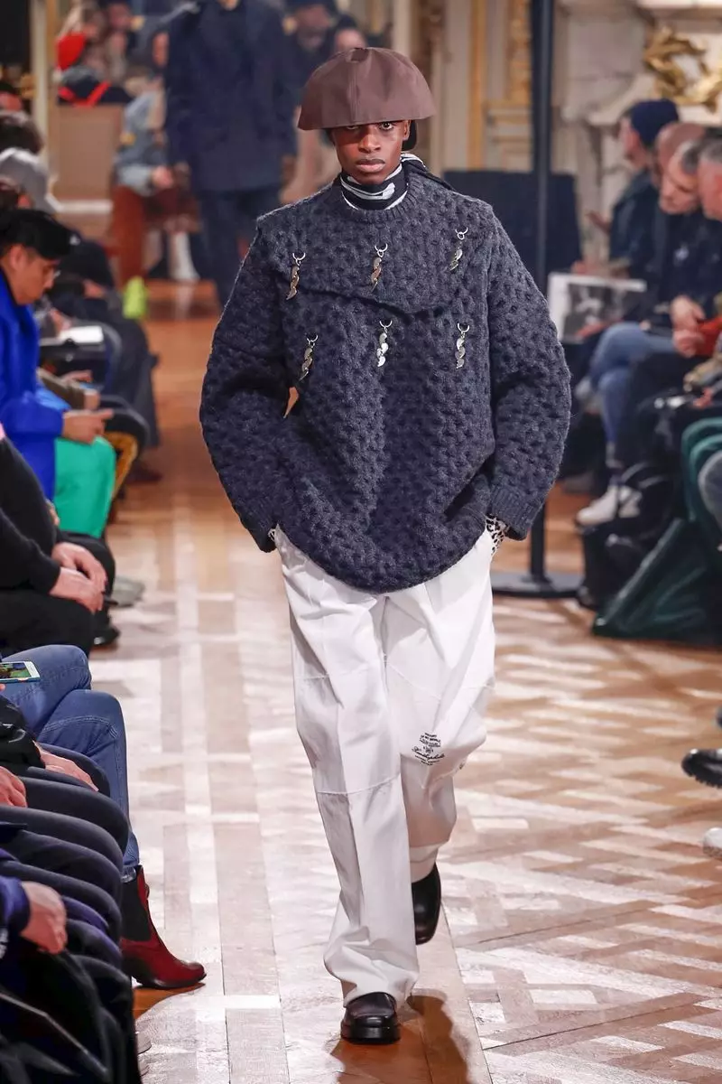 Raf Simons Tufafin Mazaji Faɗuwar hunturu 2019 Paris17