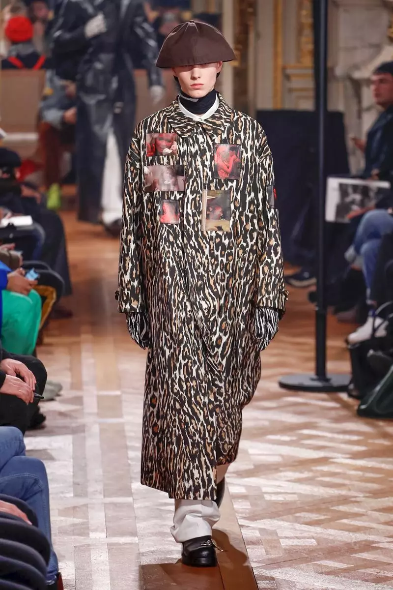 Raf Simons vīriešu apģērbi rudens ziema 2019 Parīze19