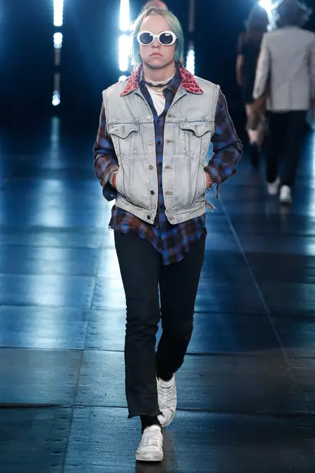 Saint Laurent Caij Nplooj Hlav 2016 Menswear315