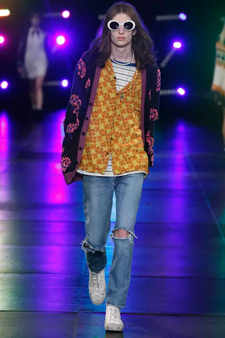 Saint Laurent Spring 2016 Mga Sapot sa Lalaki319