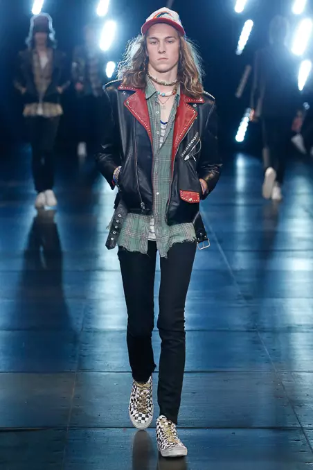 Saint Laurent Spring 2016 Mga Sapot sa Lalaki349