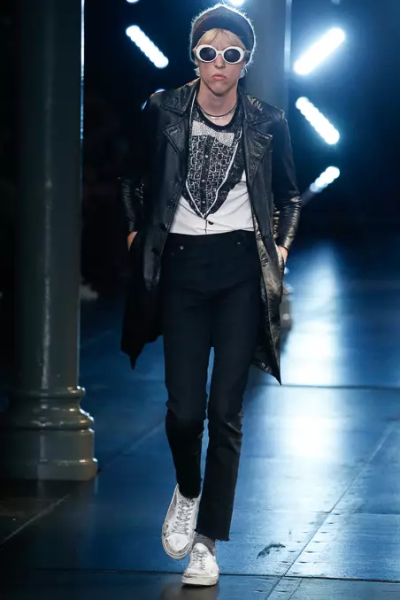 Saint Laurent Caij Nplooj Hlav 2016 Menswear353