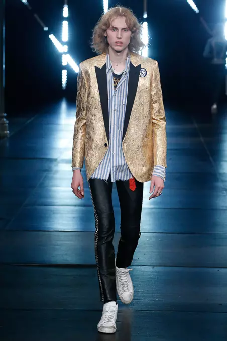 Saint Laurent Frühjahr 2016 Herrenmode358