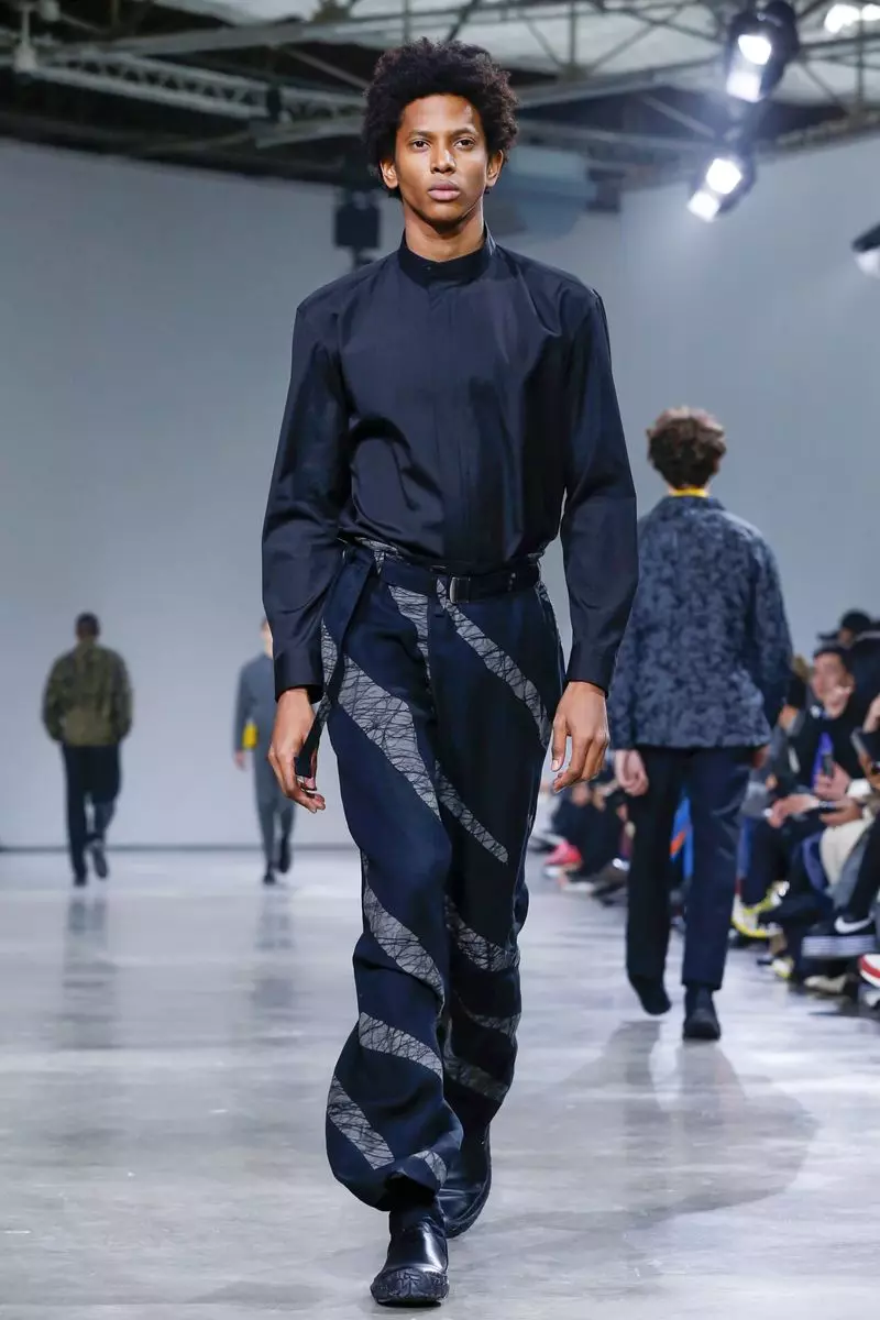 Мужчынская адзенне Issey Miyake восень-зіма 2019 Парыж20