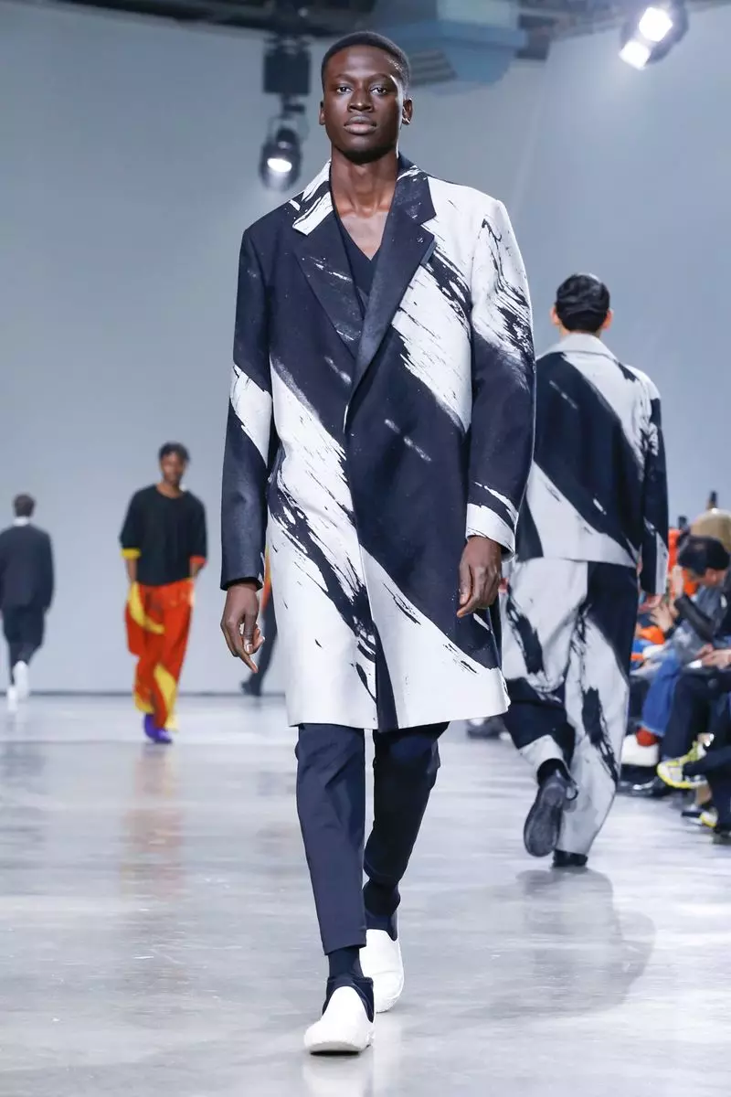 Issey Miyake ерлер киімі 2019 жылдың күзгі қысы Париж37