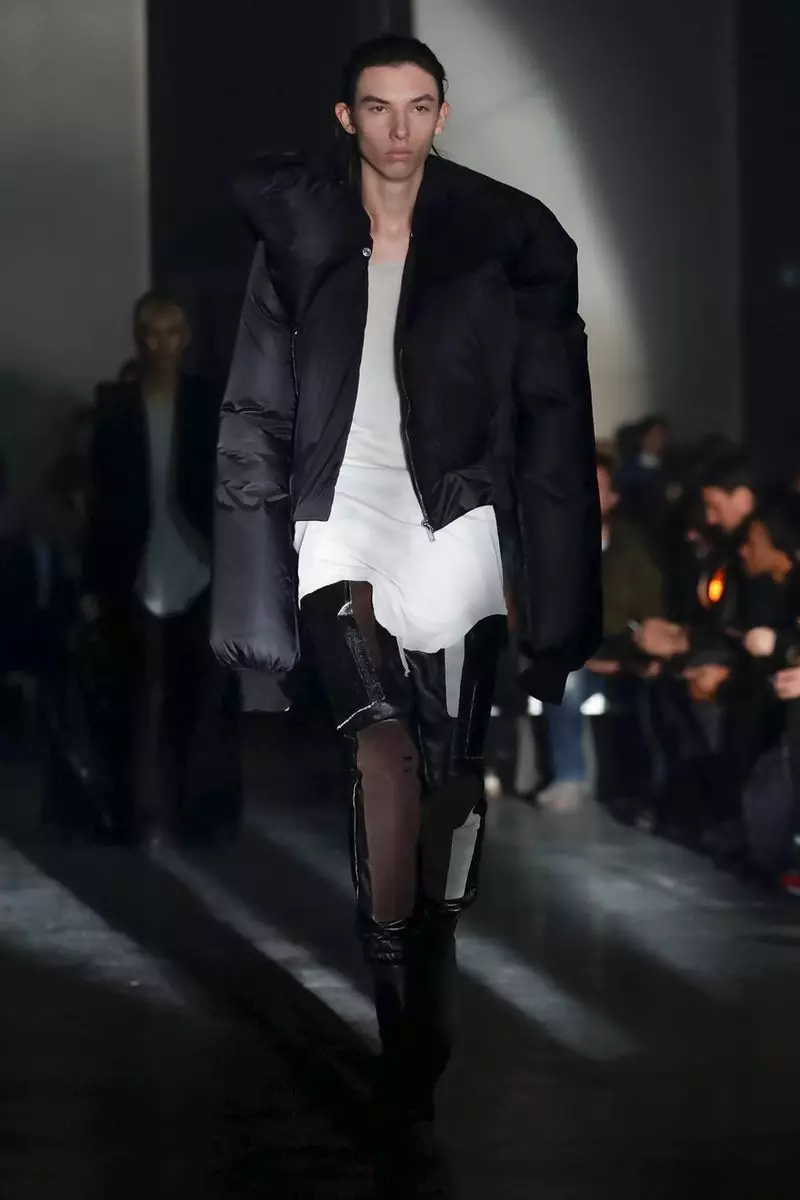 Veshje për meshkuj Rick Owens Vjeshtë Dimër 2019 Paris15