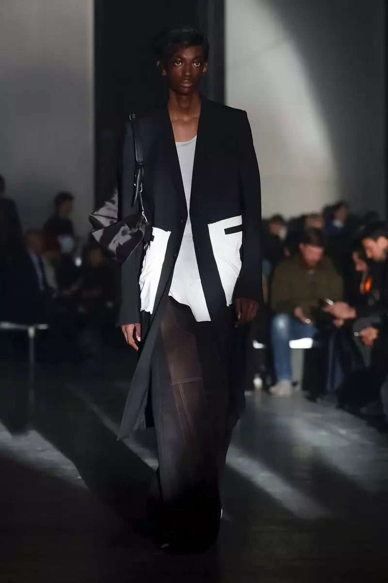 Rick Owens Zvipfeko zveMurume Kudonha Nguva Yechando 2019 Paris30