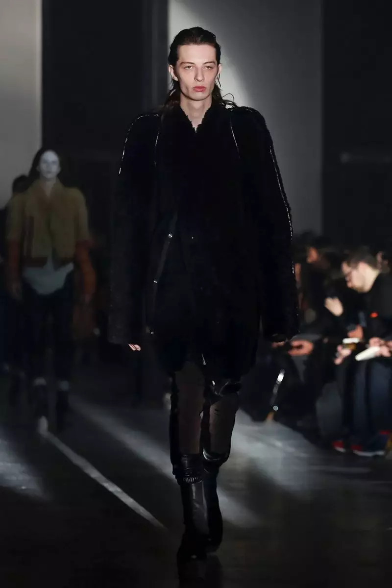 Rick Owens herrafatnaður Haust Vetur 2019 Paris41