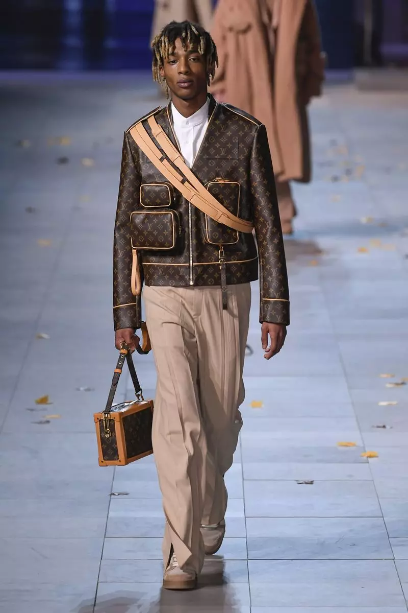 Louis Vuitton férfiruházat, őszi tél 2019 Párizs44