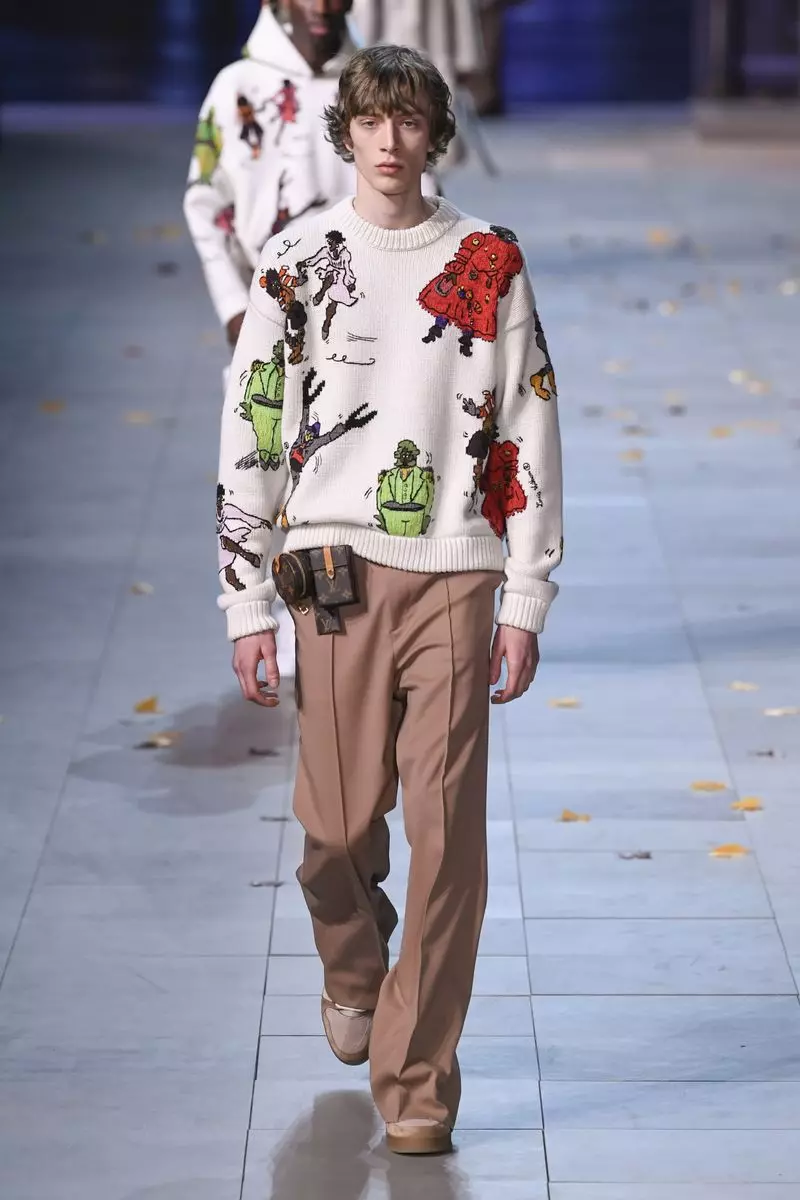 Nguo za Kiume za Louis Vuitton Majira ya Baridi 2019 Paris53