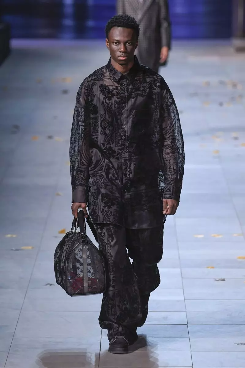 Louis Vuitton férfiruházat, őszi tél 2019 Párizs59