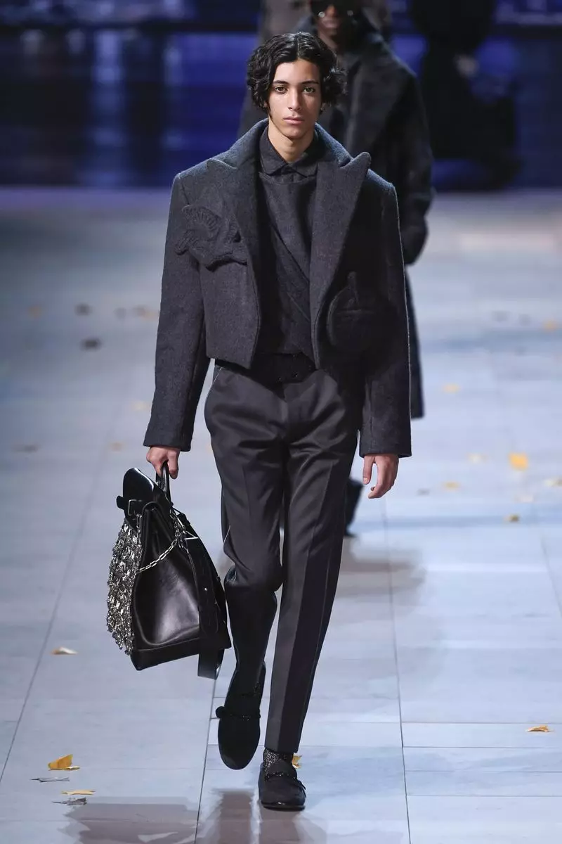 Veshje për meshkuj Louis Vuitton Vjeshtë Dimër 2019 Paris6