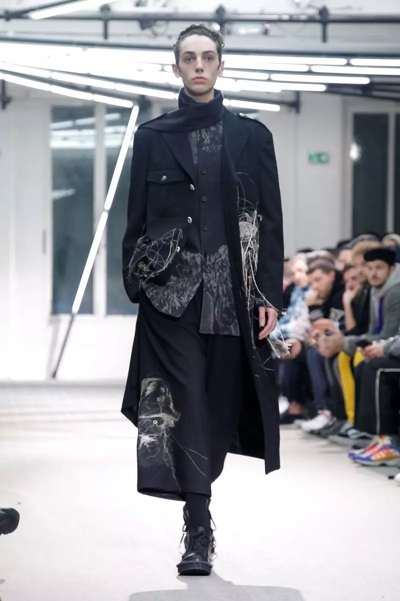 Veshje për meshkuj Yohji Yamamoto Vjeshtë Dimër 2019 Paris1