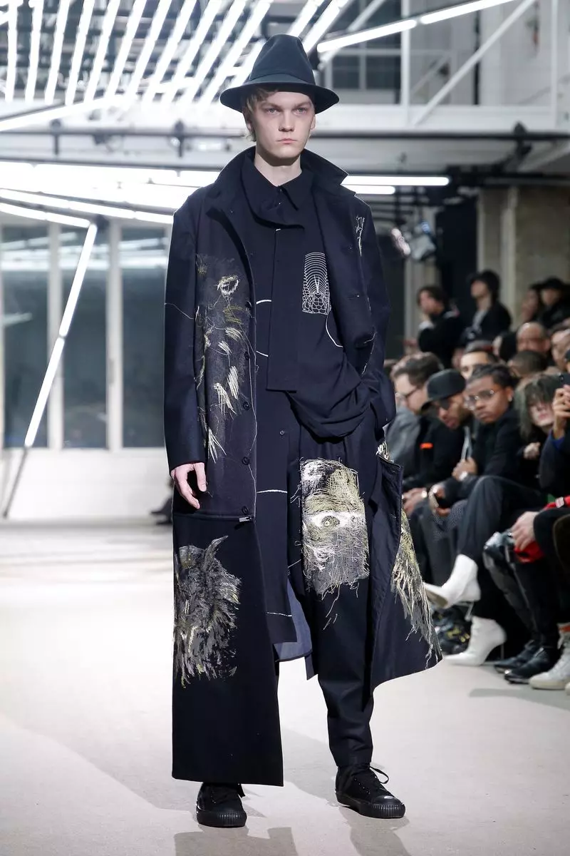 Yohji Yamamoto Erkek Giyim Sonbahar Kış 2019 Paris10