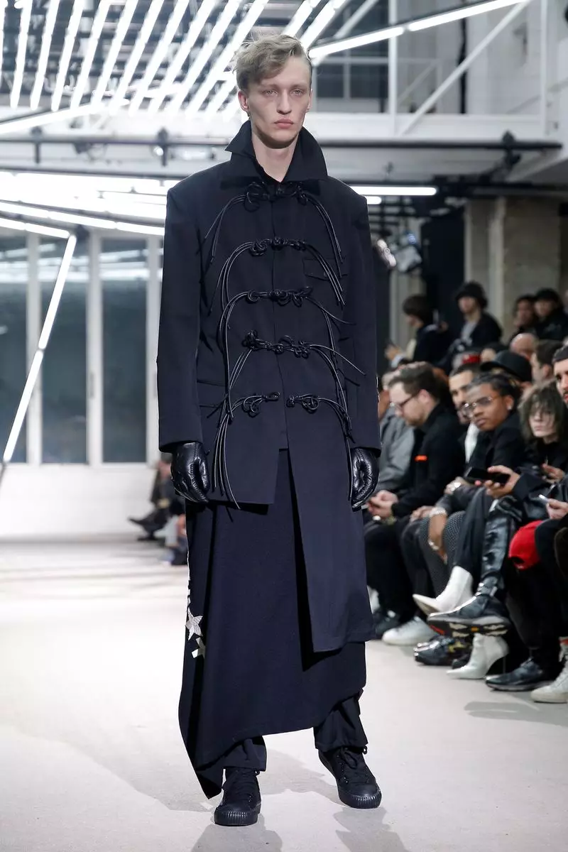 Машка облека Yohji Yamamoto есен зима 2019 година Париз17