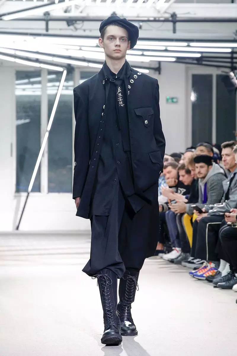 Yohji Yamamoto férfiruházat, őszi tél 2019 Párizs19