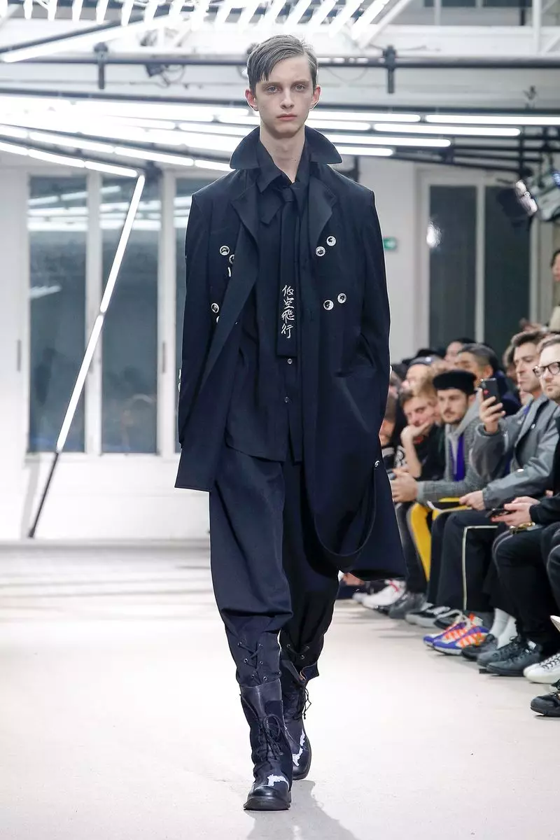 Veshje për meshkuj Yohji Yamamoto Vjeshtë Dimër 2019 Paris20